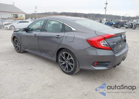 2019 Honda Civic Sport z USA, uszkodzony, nr VIN 2HGFC2F88KH518996